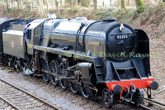 BR 'Standard 9F' 2-10-0 No 92203 Black Prince
