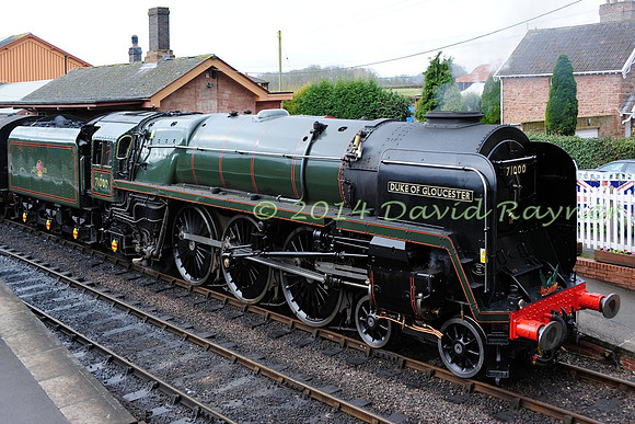 BR 'Standard' 4-6-2 No 71000 Duke Of Gloucester